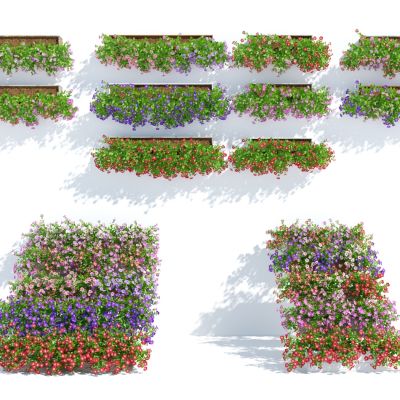 现代盆栽，小盆栽，花，花盆，吊篮，花篮，植物装饰品，植物摆件