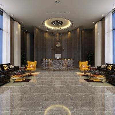 美容院   展厅  现代