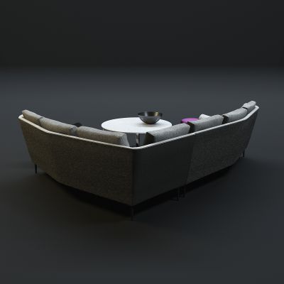 现代沙发茶几组合