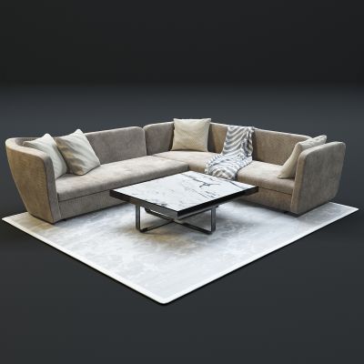 现代沙发茶几组合