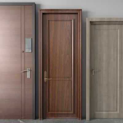 现代复合门 平开门