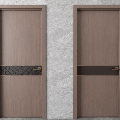 现代平开门 复合门