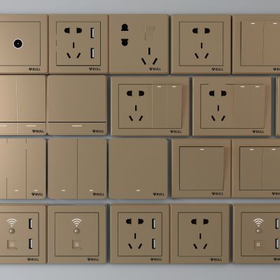 现代开关 面板 插座