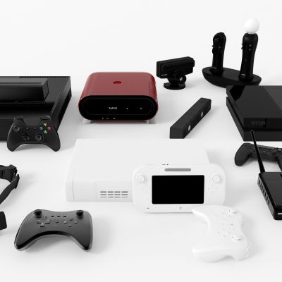 现代数码产品，电子产品，电子组合，游戏机，投影仪，路由器 