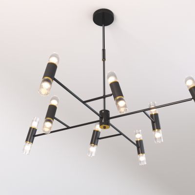 3D北欧玻璃吊灯