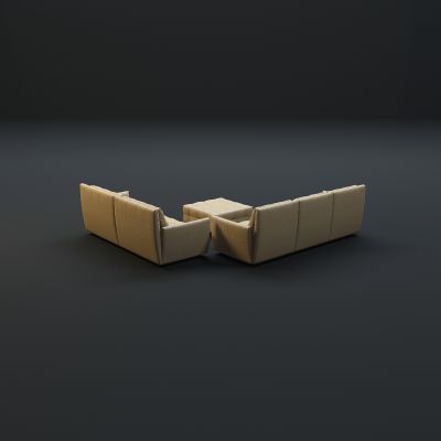 现代沙发茶几组合