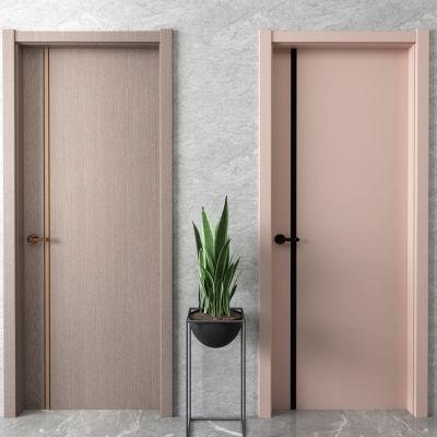 现代平开门 复合门