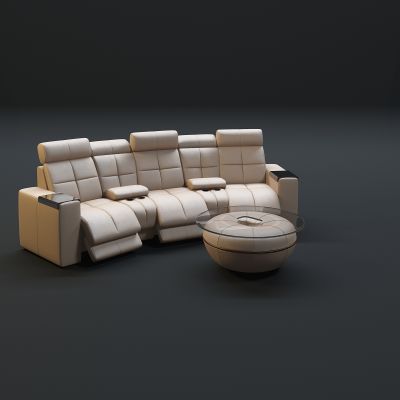 现代沙发茶几组合