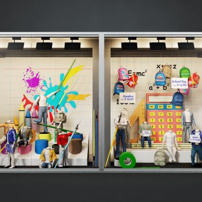 现代橱窗，橱窗，商业橱窗，商铺橱窗，店面橱窗，店铺橱窗