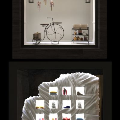 现代橱窗，橱窗，商业橱窗，商铺橱窗，店面橱窗，店铺橱窗3D模型