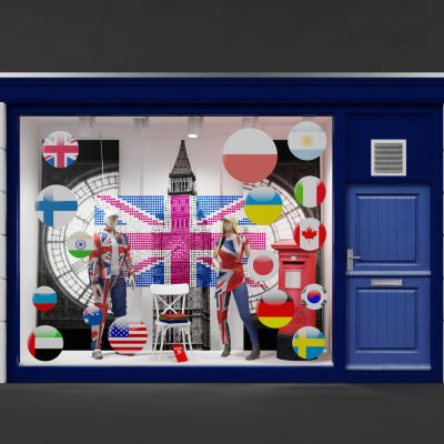 现代橱窗，橱窗，商业橱窗，商铺橱窗，店面橱窗，店铺橱窗