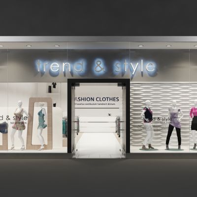 现代橱窗，橱窗，商业橱窗，商铺橱窗，店面橱窗，店铺橱窗