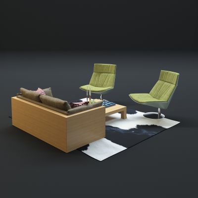 现代沙发茶几组合