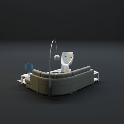 现代沙发茶几组合