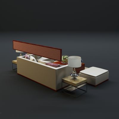 现代沙发茶几组合