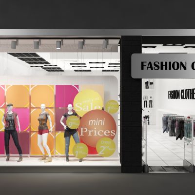 现代橱窗，橱窗，商业橱窗，商铺橱窗，店面橱窗，店铺橱窗