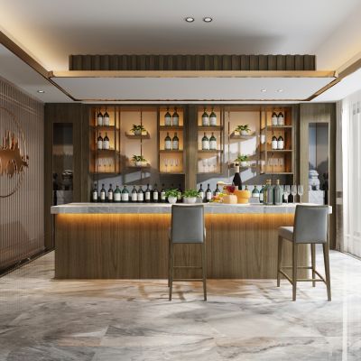 新中式吧台