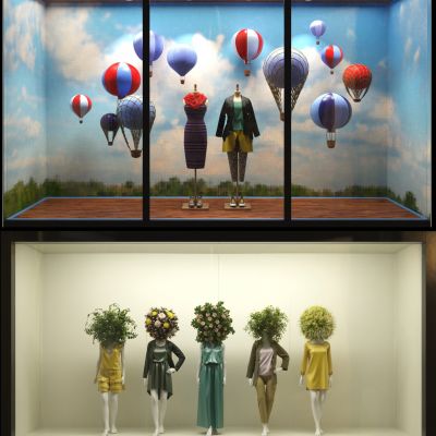 现代橱窗，橱窗，商业橱窗，商铺橱窗，店面橱窗，店铺橱窗