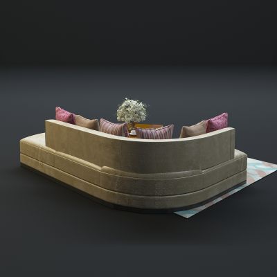 现代沙发茶几组合