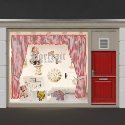 现代橱窗，橱窗，商业橱窗，商铺橱窗，店面橱窗，店铺橱窗