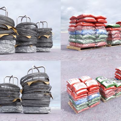 现代仓库配套，仓库货架，货柜，货物，货箱，箱子