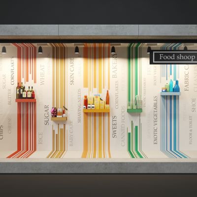 现代橱窗，橱窗，商业橱窗，商铺橱窗，店面橱窗，店铺橱窗