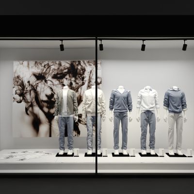 现代橱窗，橱窗，商业橱窗，商铺橱窗，店面橱窗，店铺橱窗