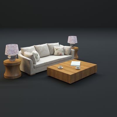 现代沙发茶几组合