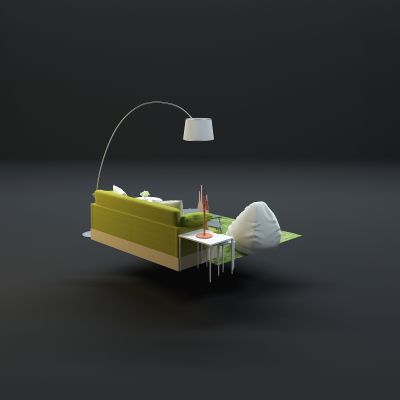 现代沙发茶几组合