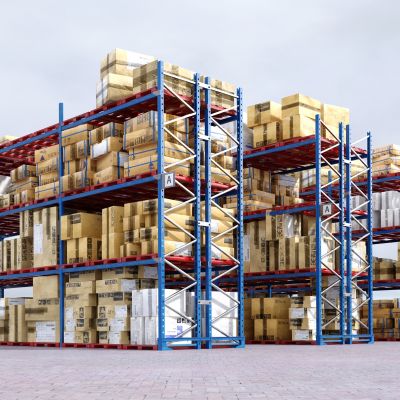 现代仓库配套，仓库货架，货柜，货物，货箱，箱子