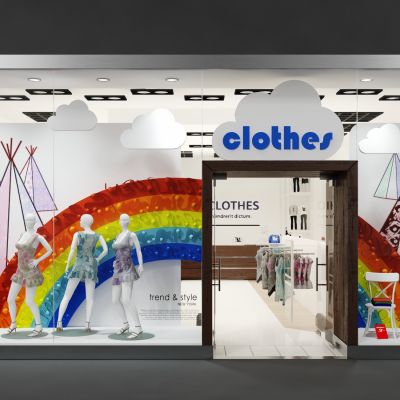 现代橱窗，橱窗，商业橱窗，商铺橱窗，店面橱窗，店铺橱窗