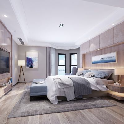 现代风格卧室