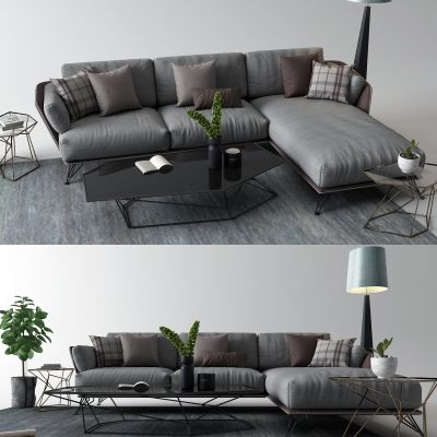 后现代布艺沙发 转角沙发