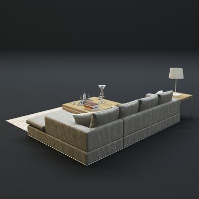 现代沙发茶几组合