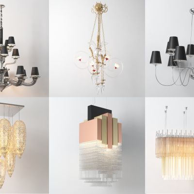现代灯具，灯，吊灯，水晶灯，欧式吊灯，简欧吊灯，灯具组合