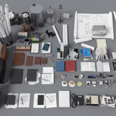 现代办公用品，办公用具，文具，办公用品，笔记本，公文袋，书笔装饰品