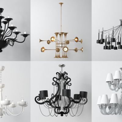 现代灯具，灯，吊灯，水晶灯，欧式吊灯，简欧吊灯，灯具组合