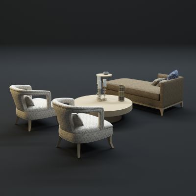 现代沙发茶几组合