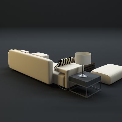 现代沙发茶几组合