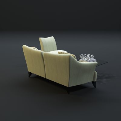 现代沙发茶几组合