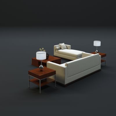 现代沙发茶几组合