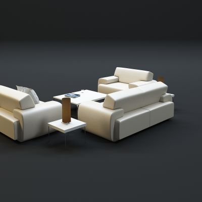 现代沙发茶几组合