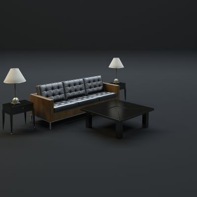 现代沙发茶几组合