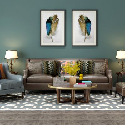 现代家居组合，饰品，沙发柜子挂画