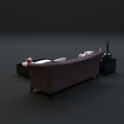 现代沙发茶几组合