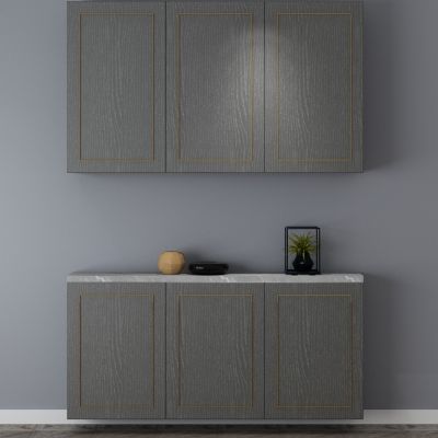 现代家居组合，饰品，沙发柜子挂画