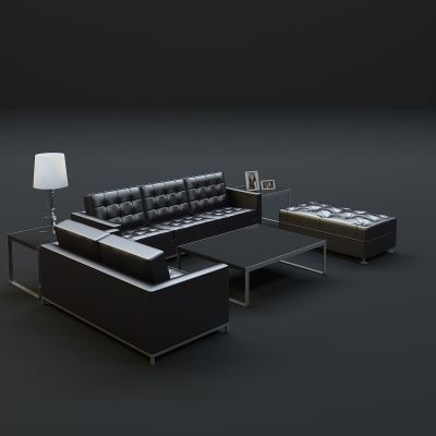 现代沙发茶几组合