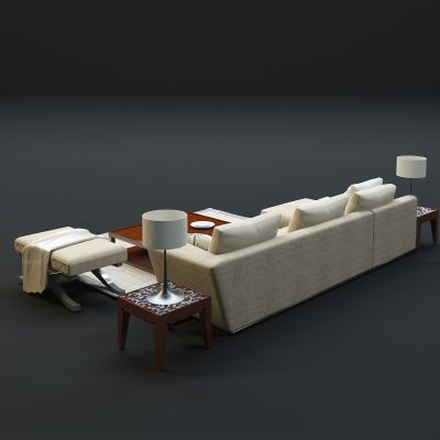 现代沙发茶几组合