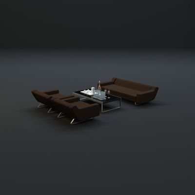 现代沙发茶几组合
