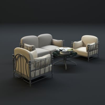 现代沙发茶几组合